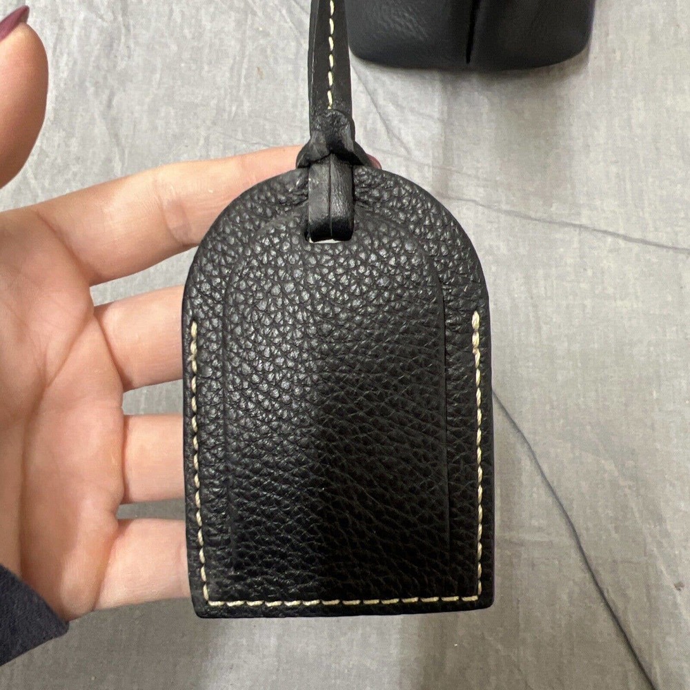 Dooney & Bourke Portofino? Pebble Leather Black Shoulder Bag FS Benefits Charity - Picture 6 of 15